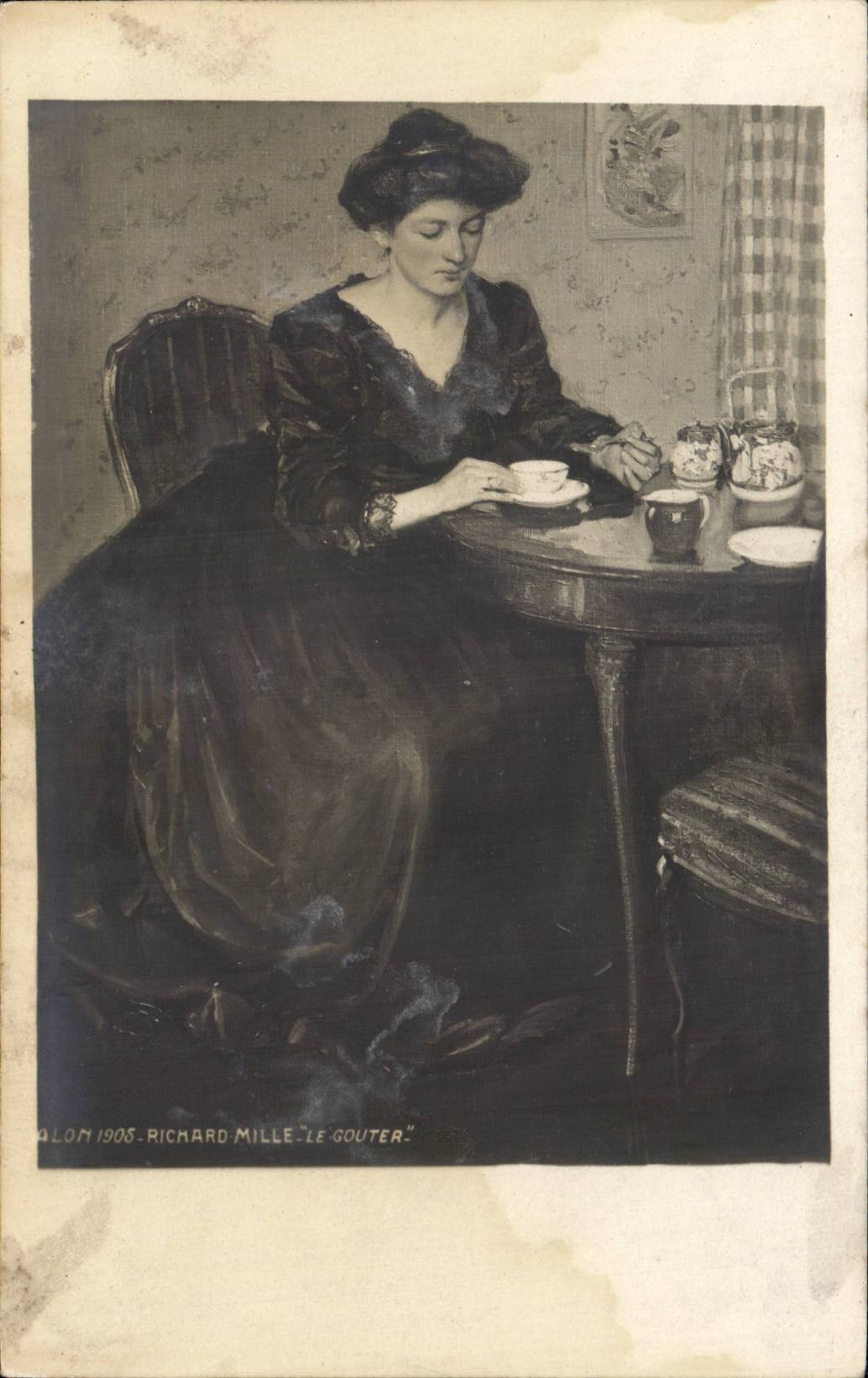 CPA Fantaisie Richard Mille Le gouter