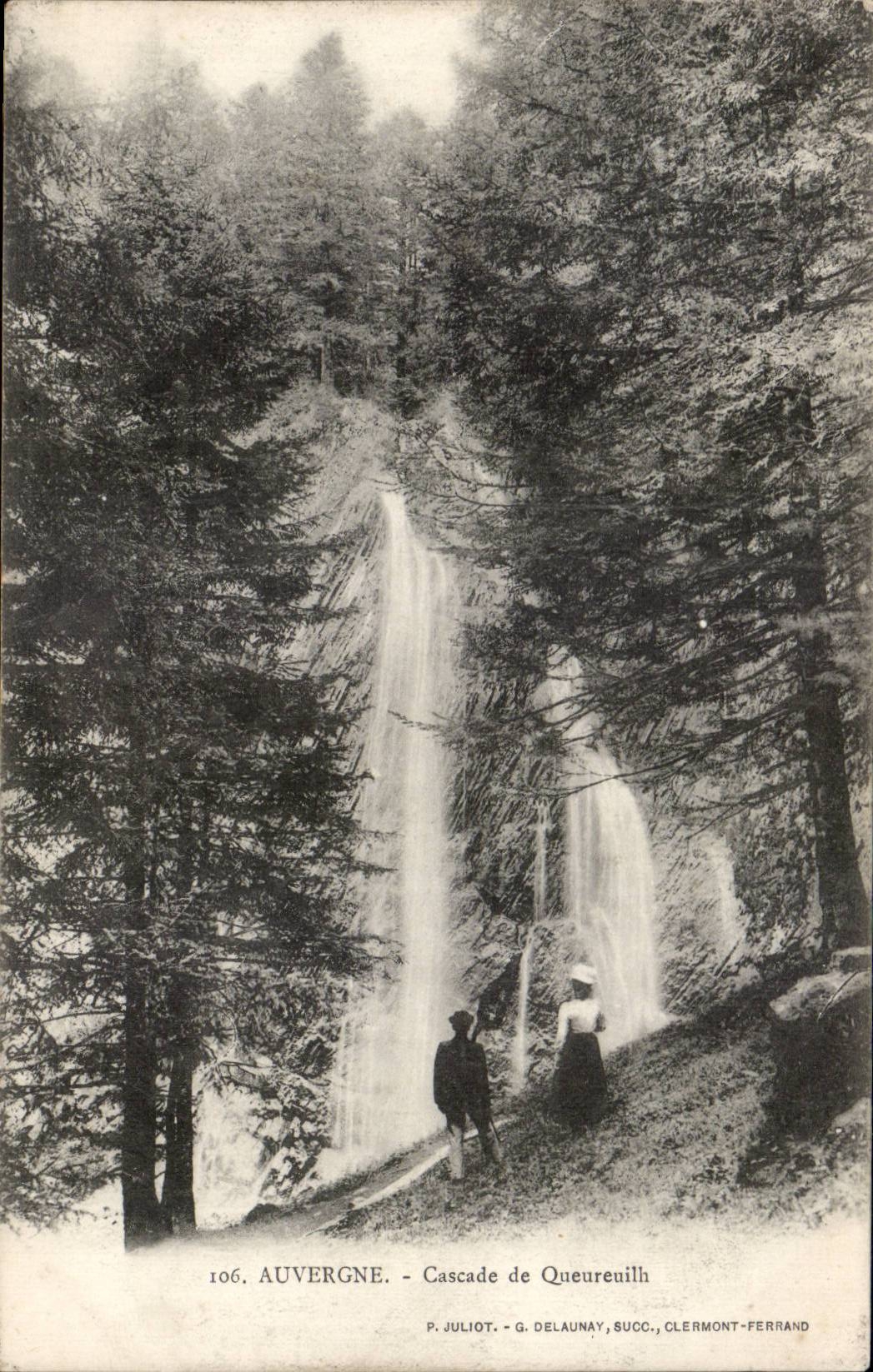 CPA Auvergne Cascades of Queureuilh