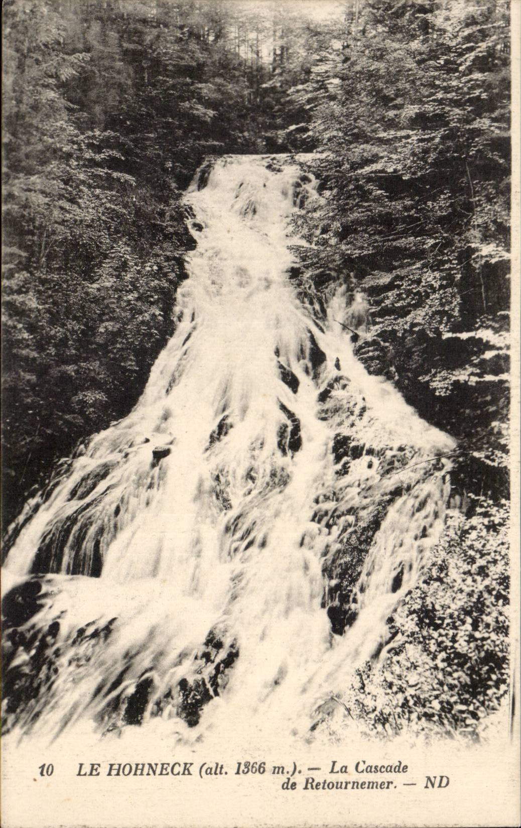 CPA Hohneck the cascade of Retournemer