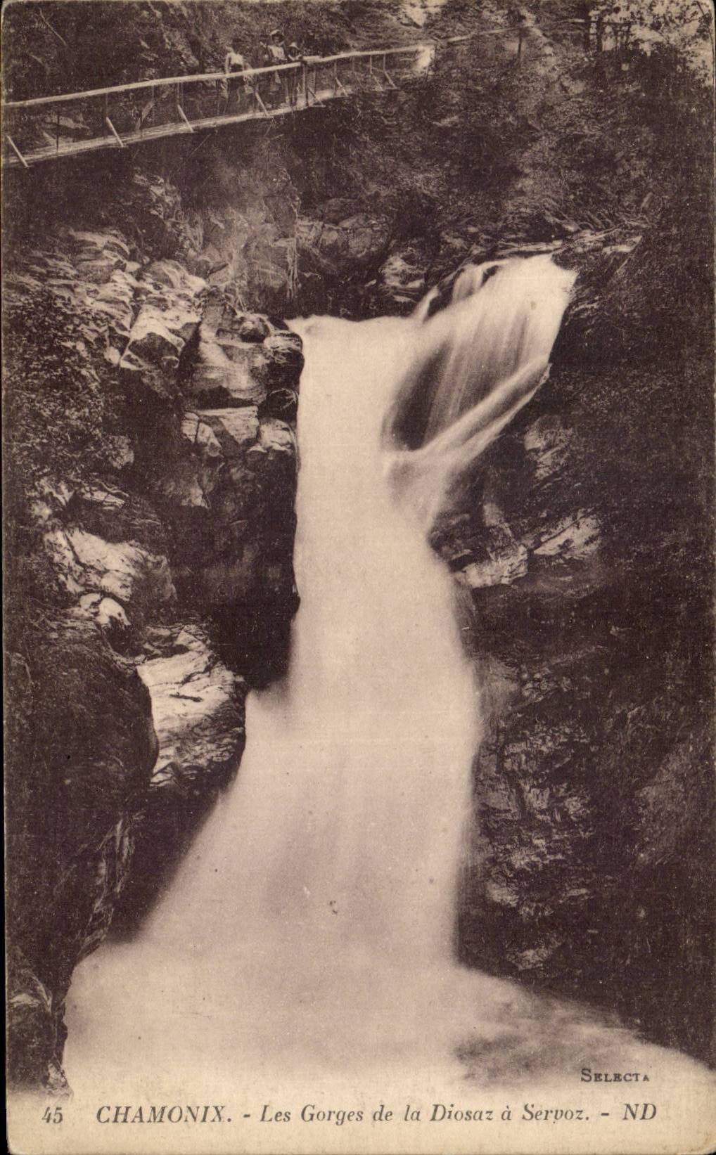 CPA Luchon the throats of Diosaz has Servoz