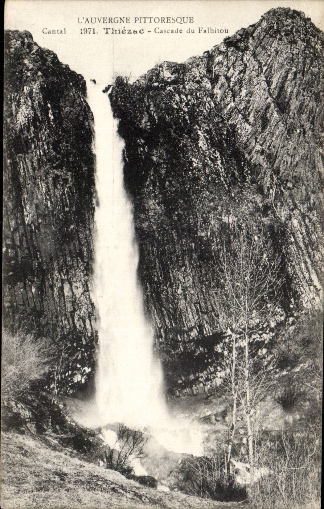 CPA Thiezac Cascades of Falhitou