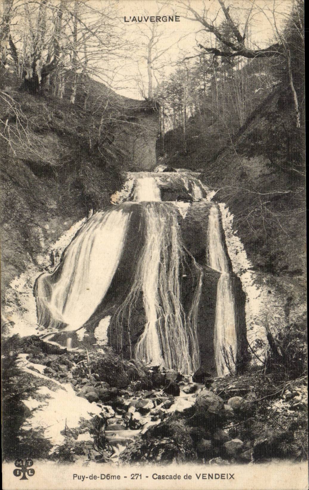 CPA Cascades of Vendeix