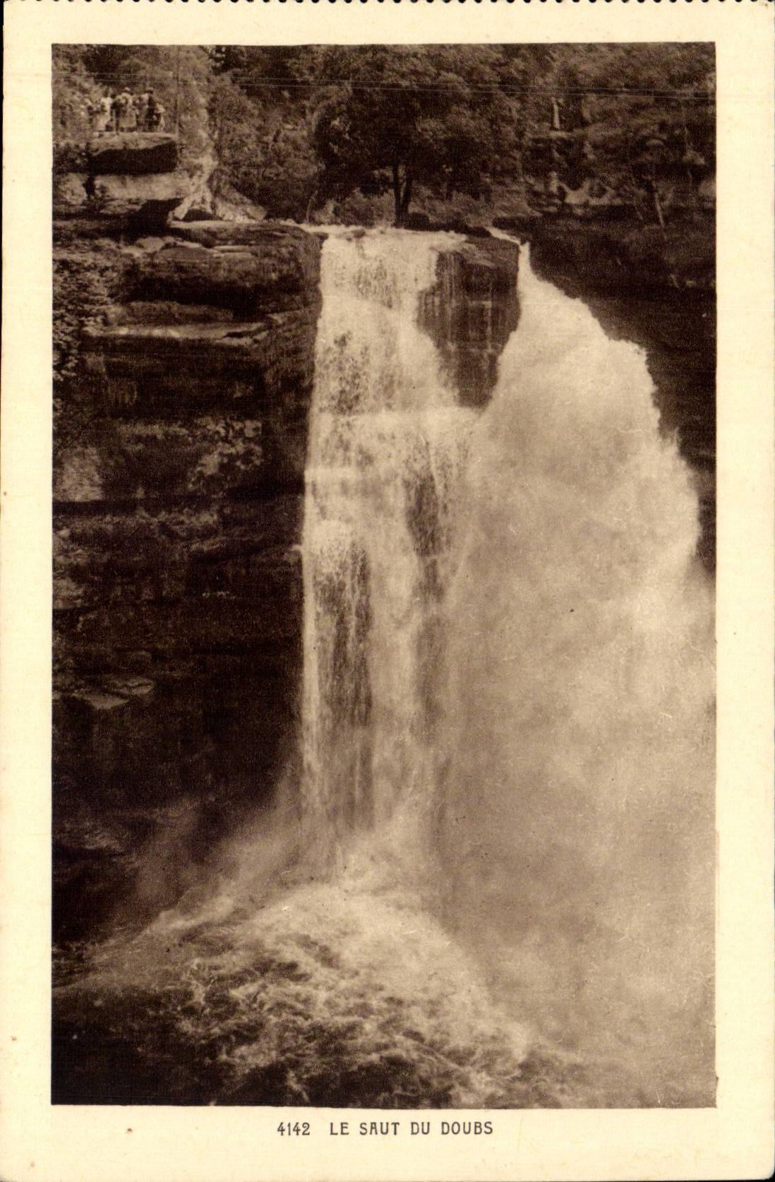 CPA the Jura the jump of Doubs