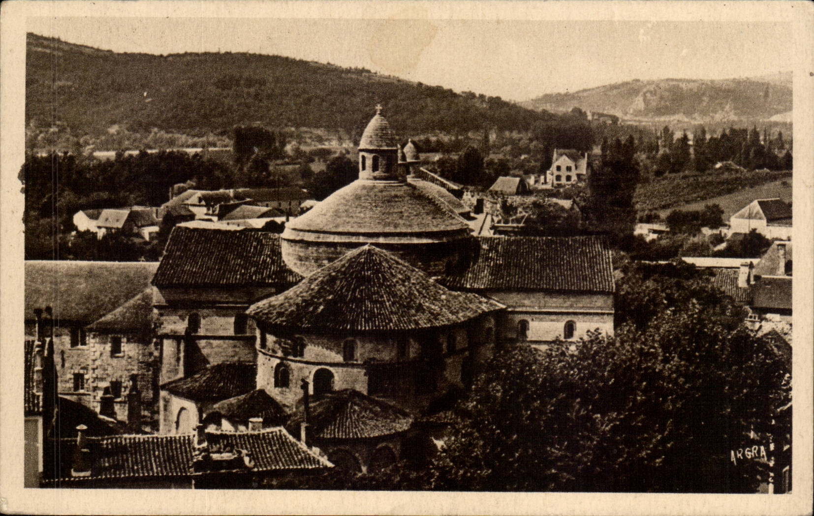 CPA Souillac the abbey church Byzantine Style romano