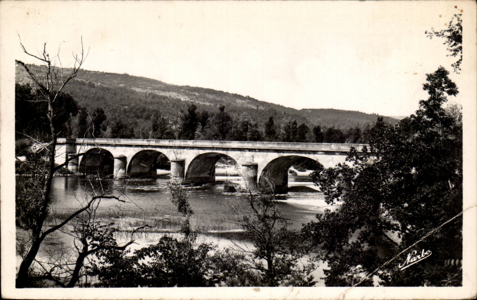 CPA Souillac Le bridge on the Dordogne
