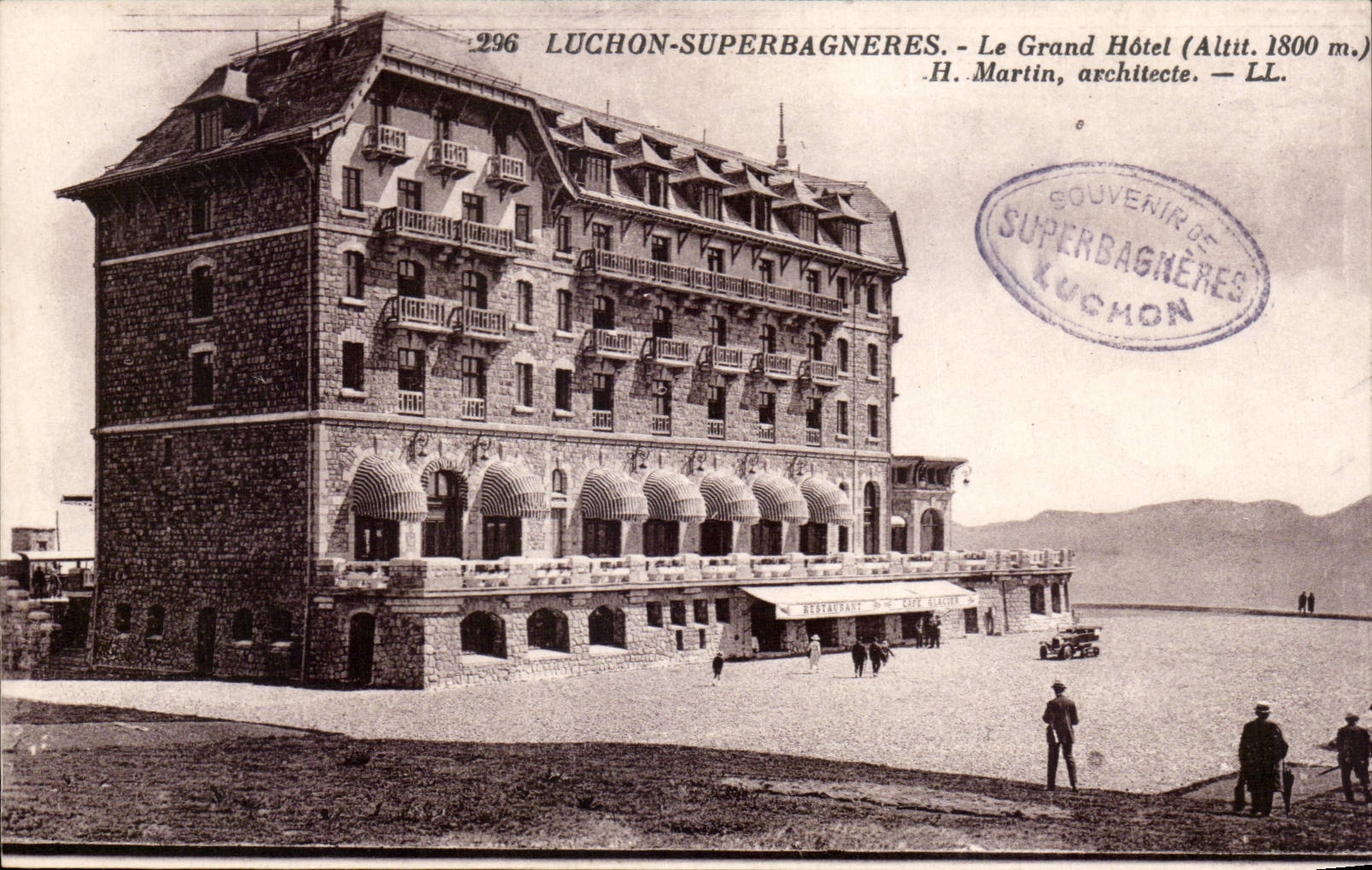 Luchon - the Large Hotel - CPA