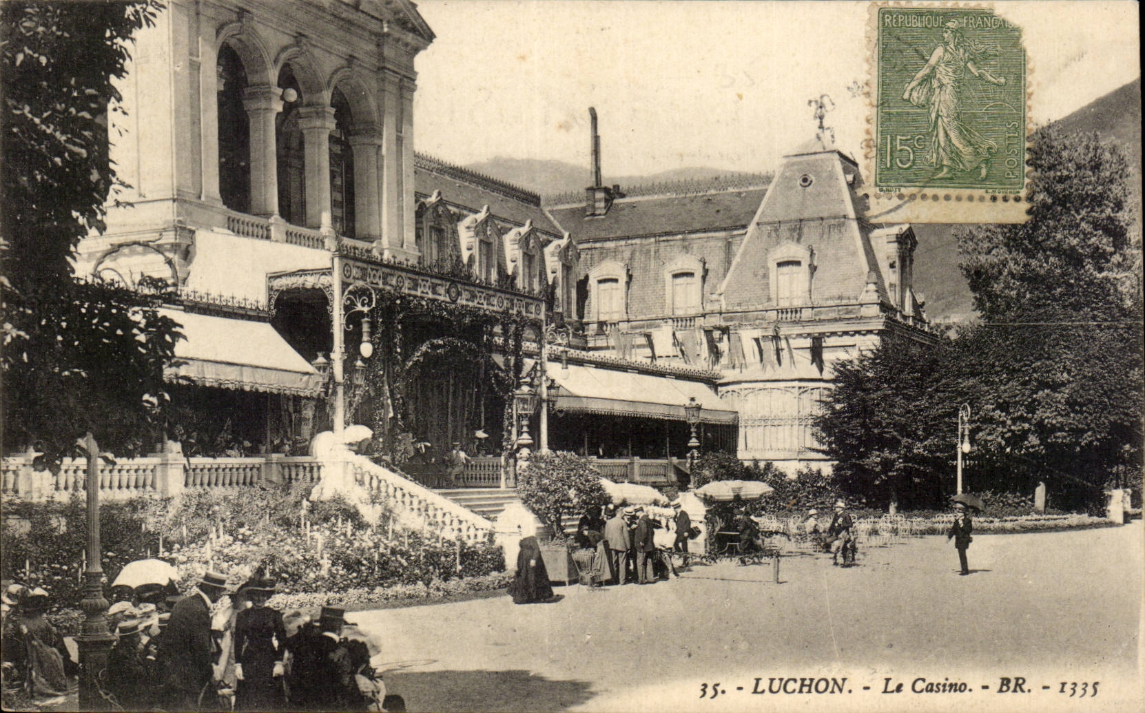 Luchon - the Casino - CPA