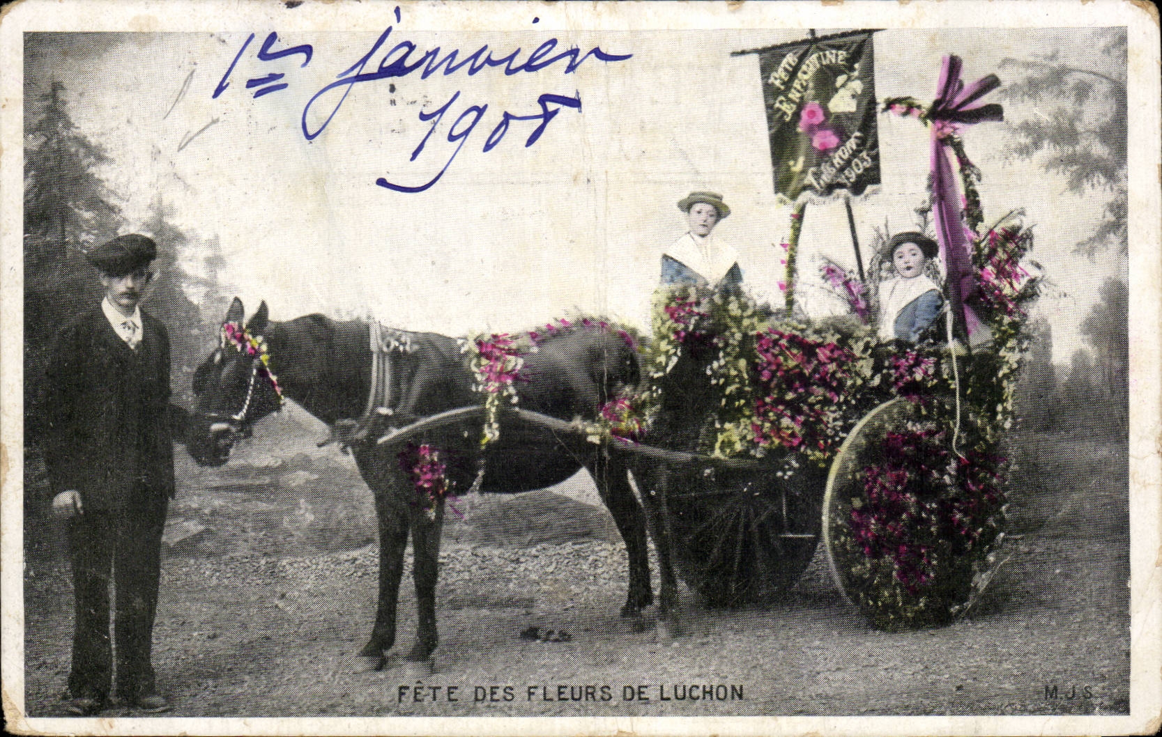 Luchon - Festival of the Flowers - CPA