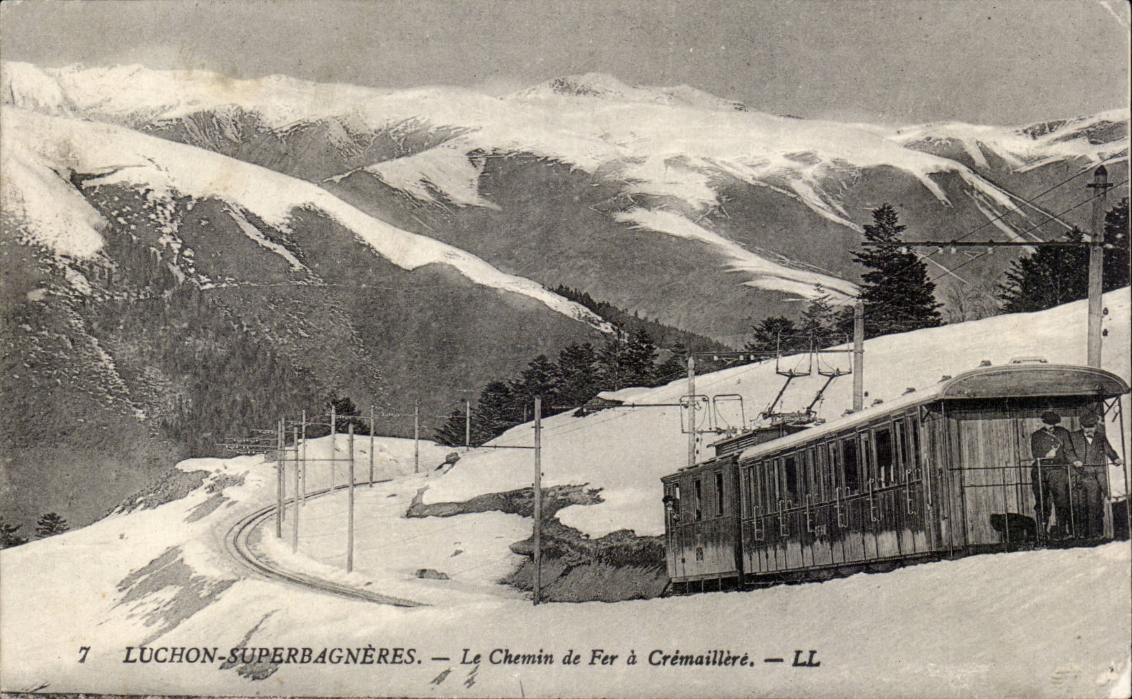Luchon it Cog railway - CPA
