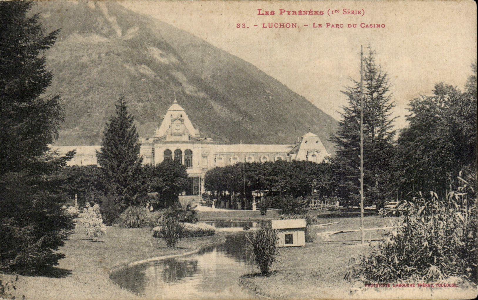 Luchon it Park of the Casino - CPA