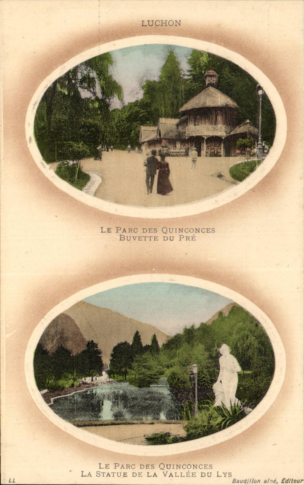 Luchon it Statue of the Valley of the Lily - CPA