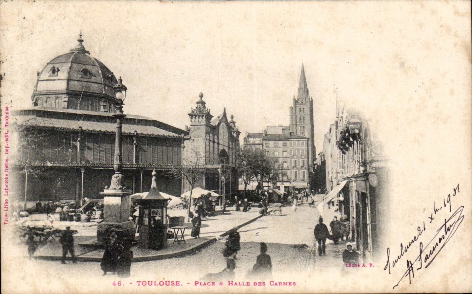 Toulouse - Place et Halle des Carmes - CPA 
