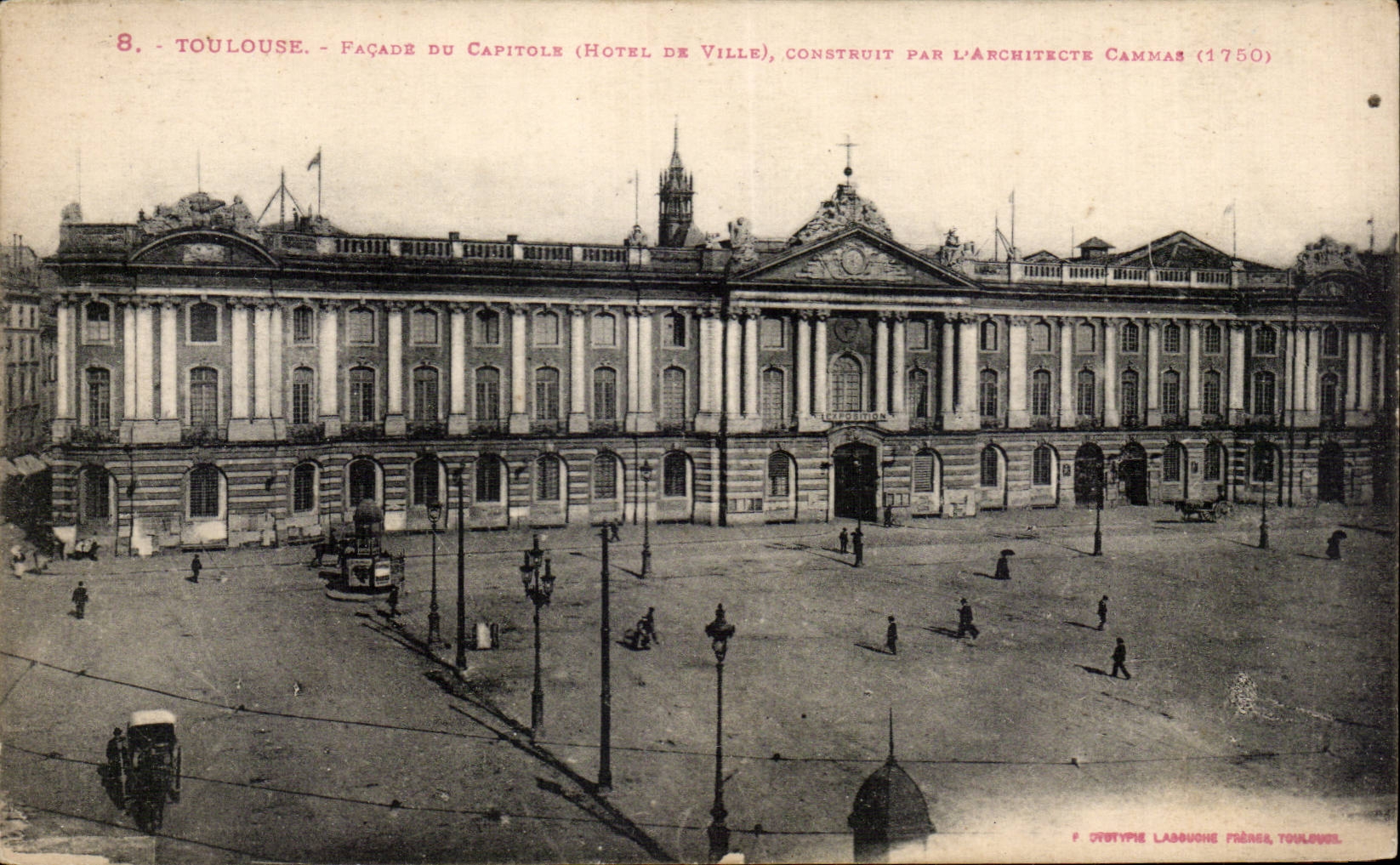 Toulouse - Facade du Capitole - CPA 