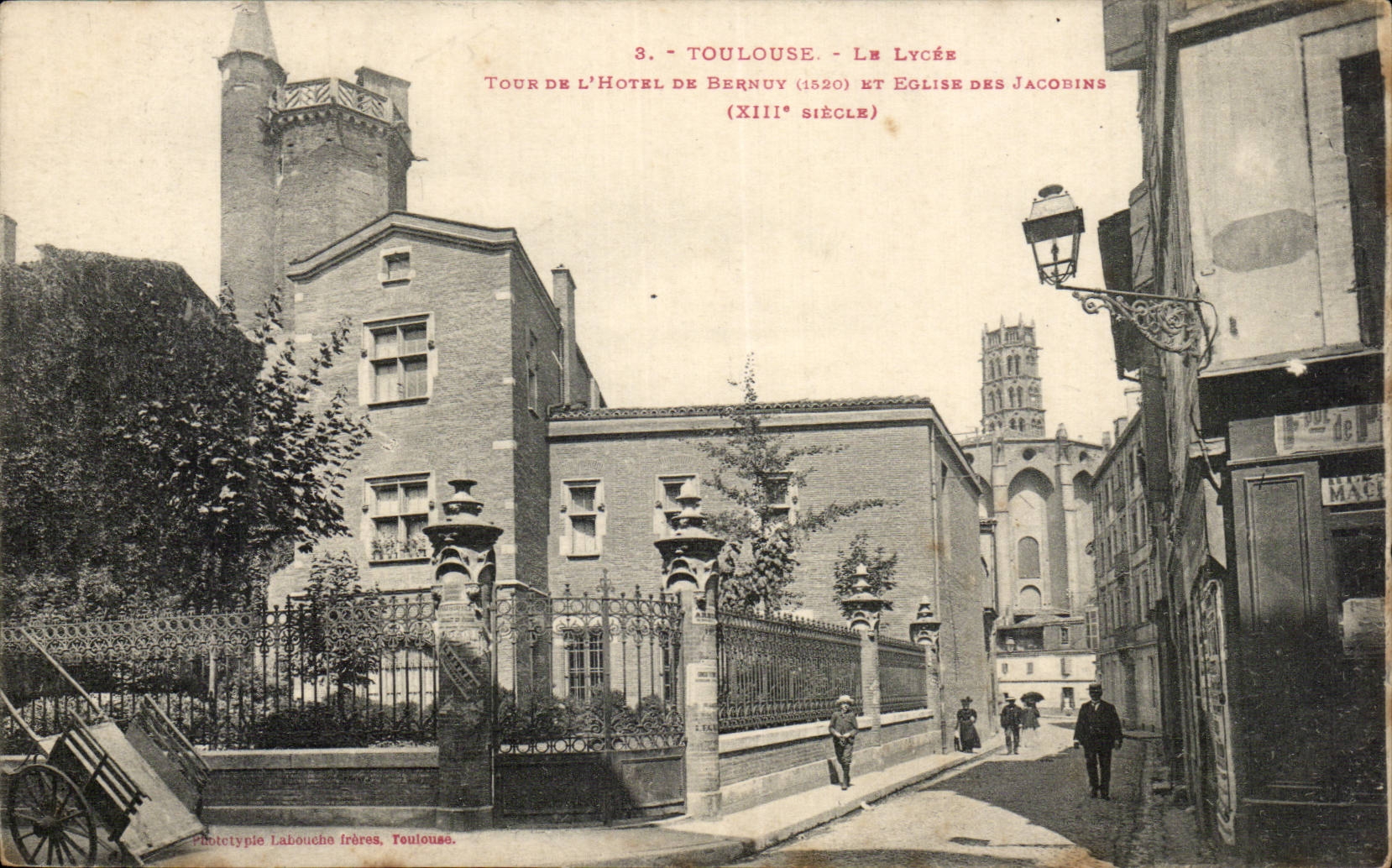 Toulouse - Tour de l'hotel de Bernuy et eglise des Jacobins - CPA