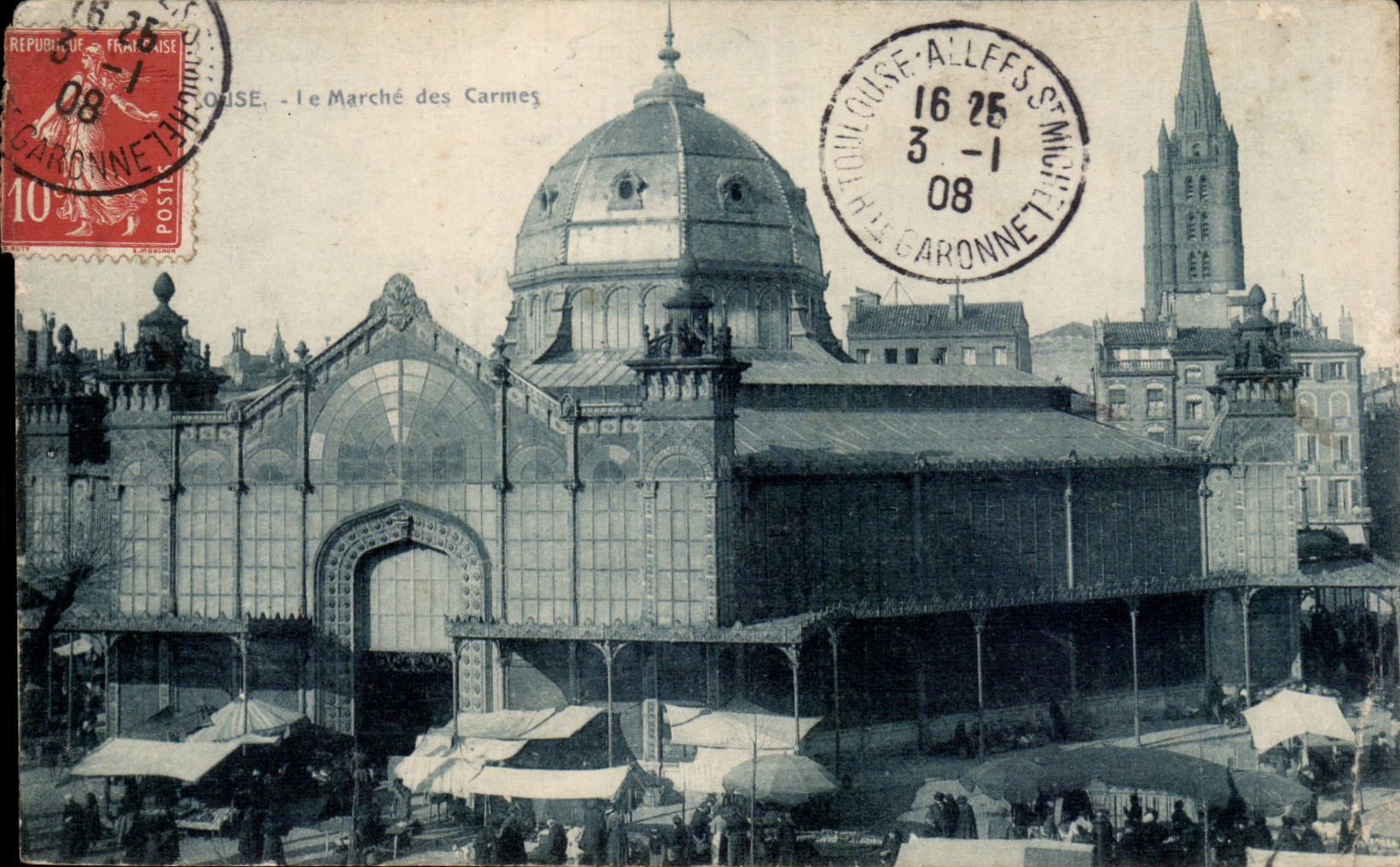 Toulouse - Le Marche des Carmes - CPA 