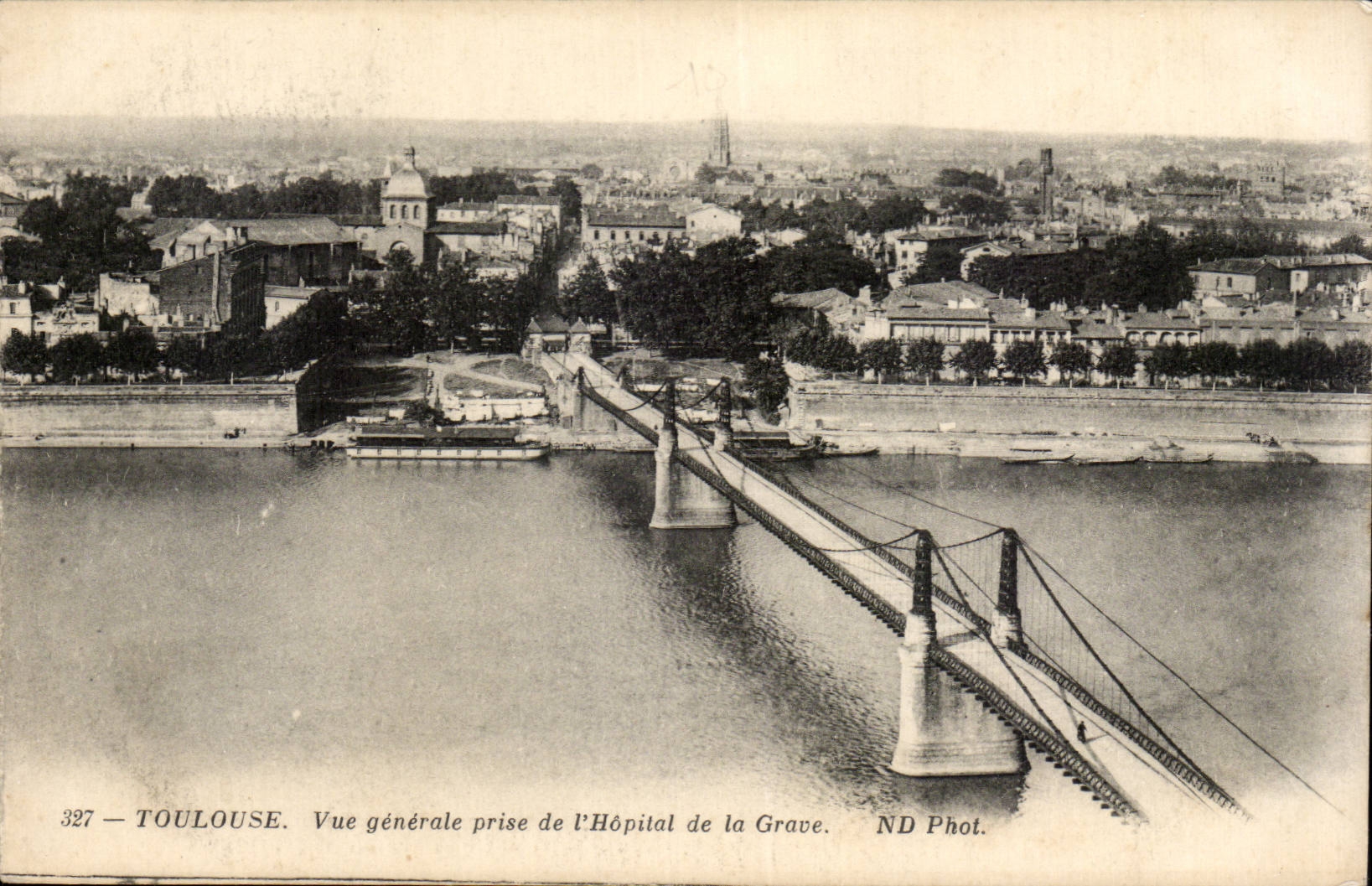 Toulouse - Vue generale prise de l'Hopital de la Grace - CPA 
