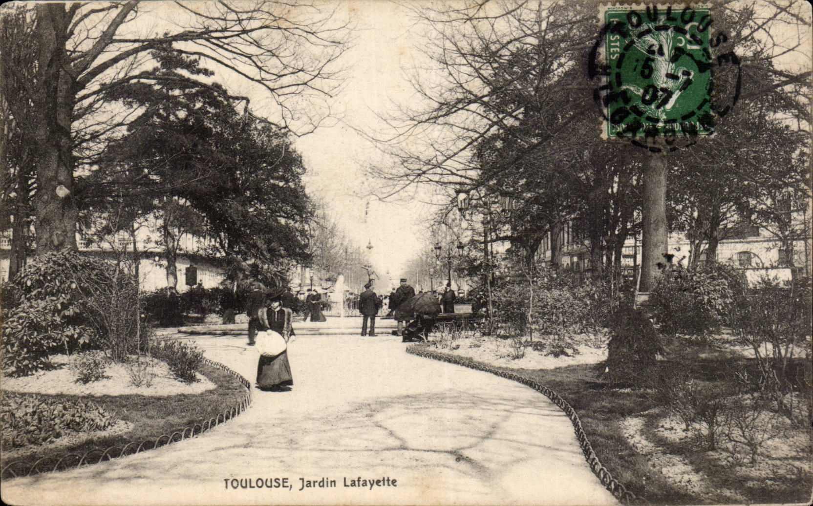 Toulouse - Jardin Lafayette - CPA 