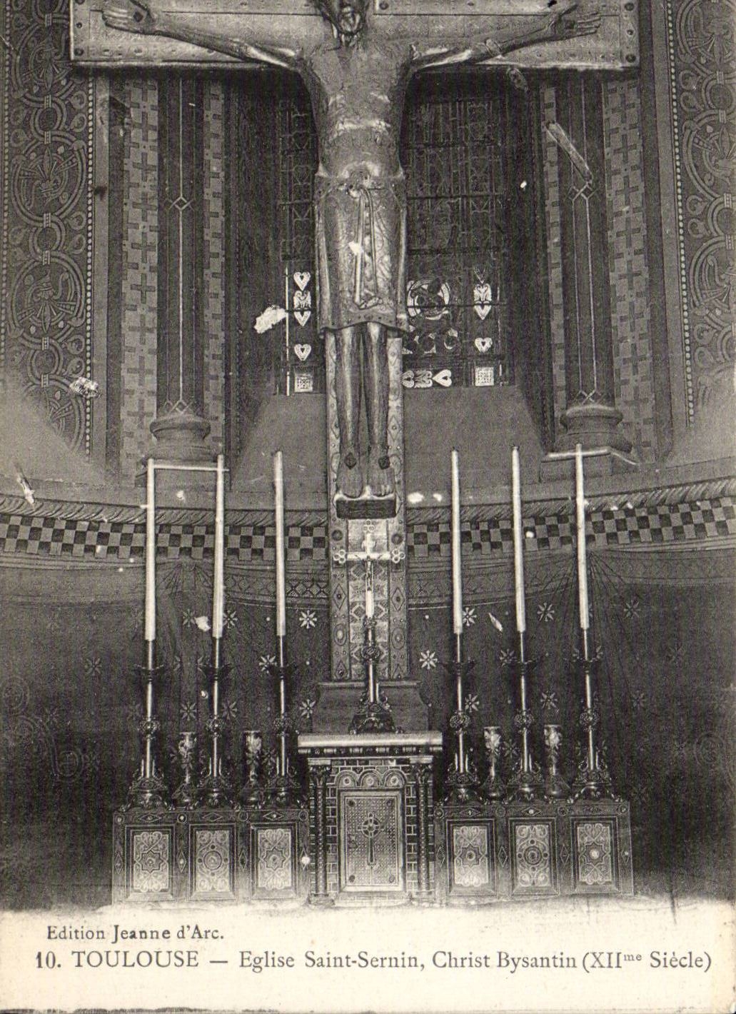 Toulouse - Eglise Saint Sernin Christ Byzantin - CPA 