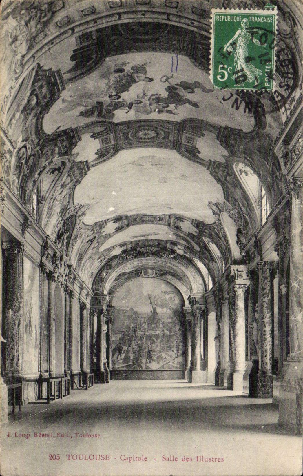 Toulouse - Capitole - Salle des Illustres - CPA 