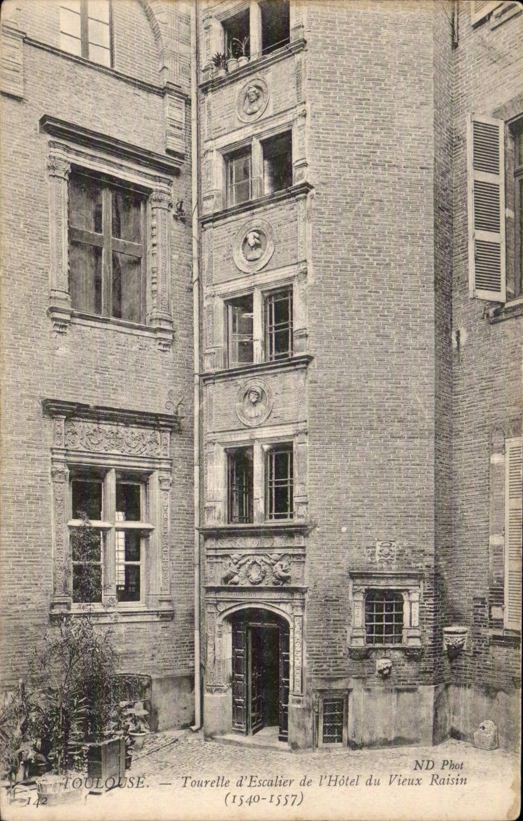 Toulouse - Tourelle d'Escalier de l'Hotel des Vieux Raisin - CPA 