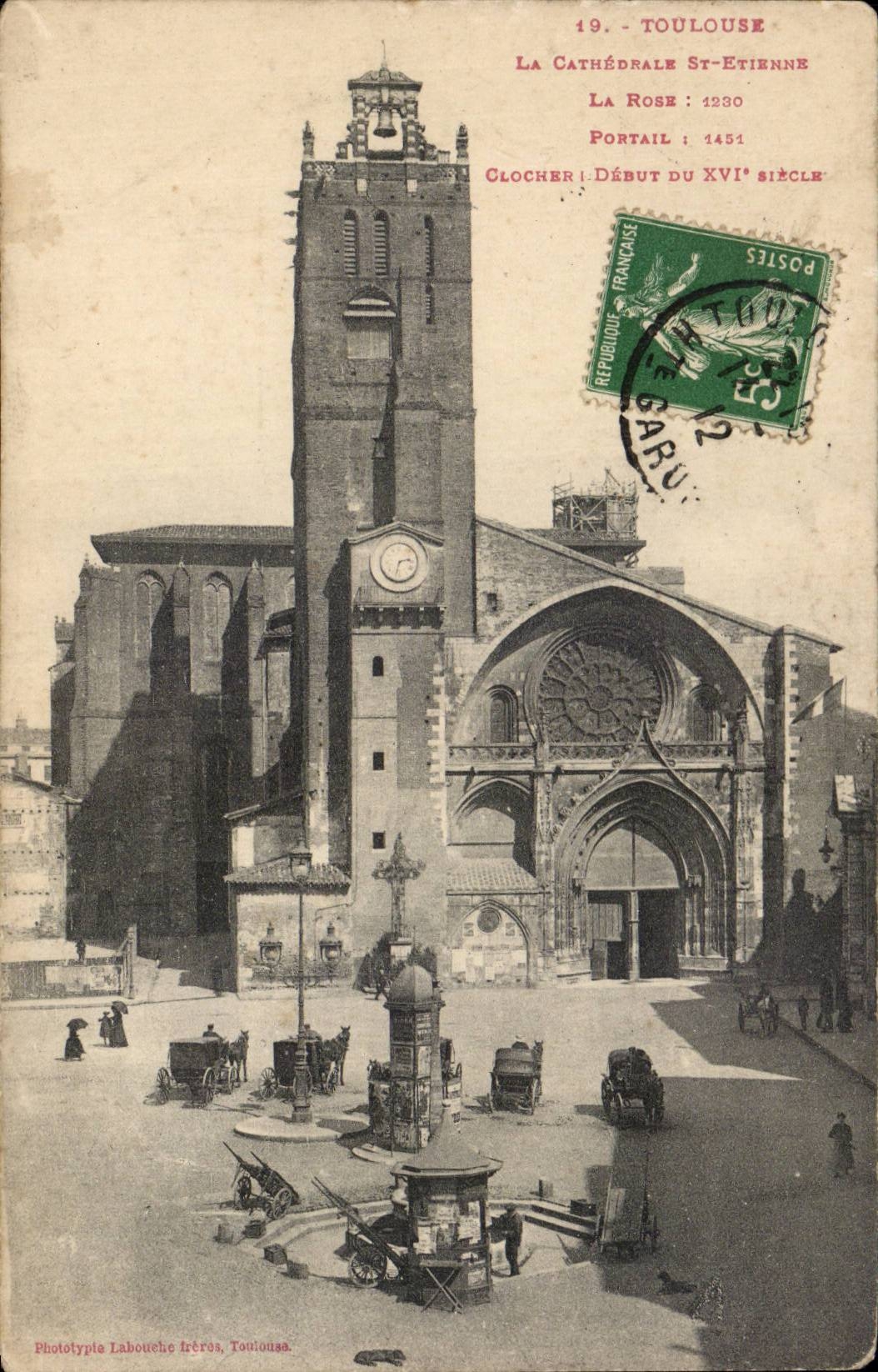 Toulouse - La Cathedrale St Etienne - CPA 