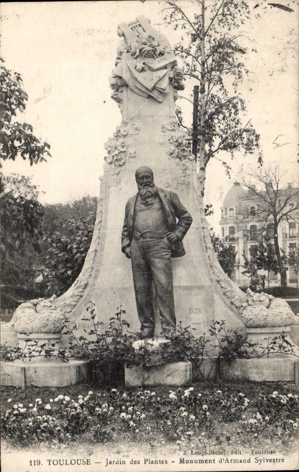 Toulouse - Jardin des Plantes - Monument d'Arnaud Sylvestre - CPA 