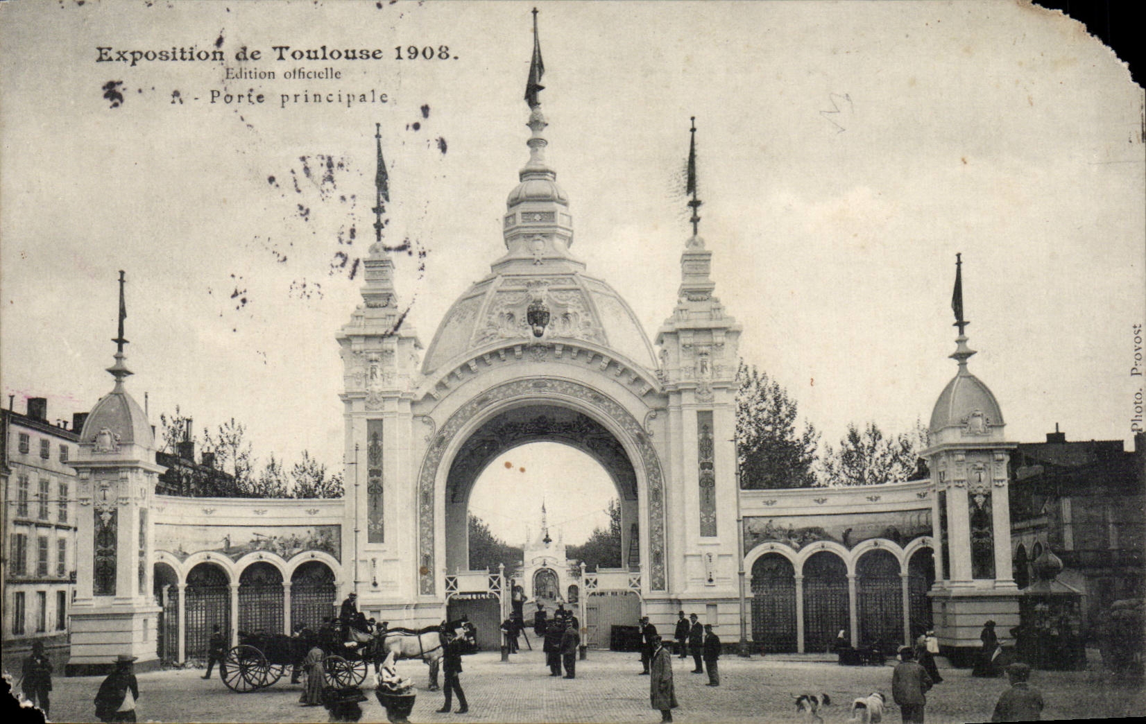 Toulouse - Exposition de Toulouse 1908 - A Porte Principale - CPA