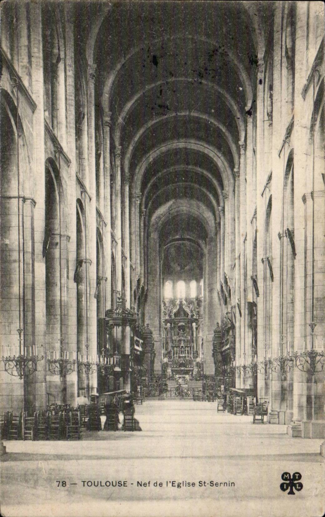 Toulouse - L'Eglise St Sernin - CPA 