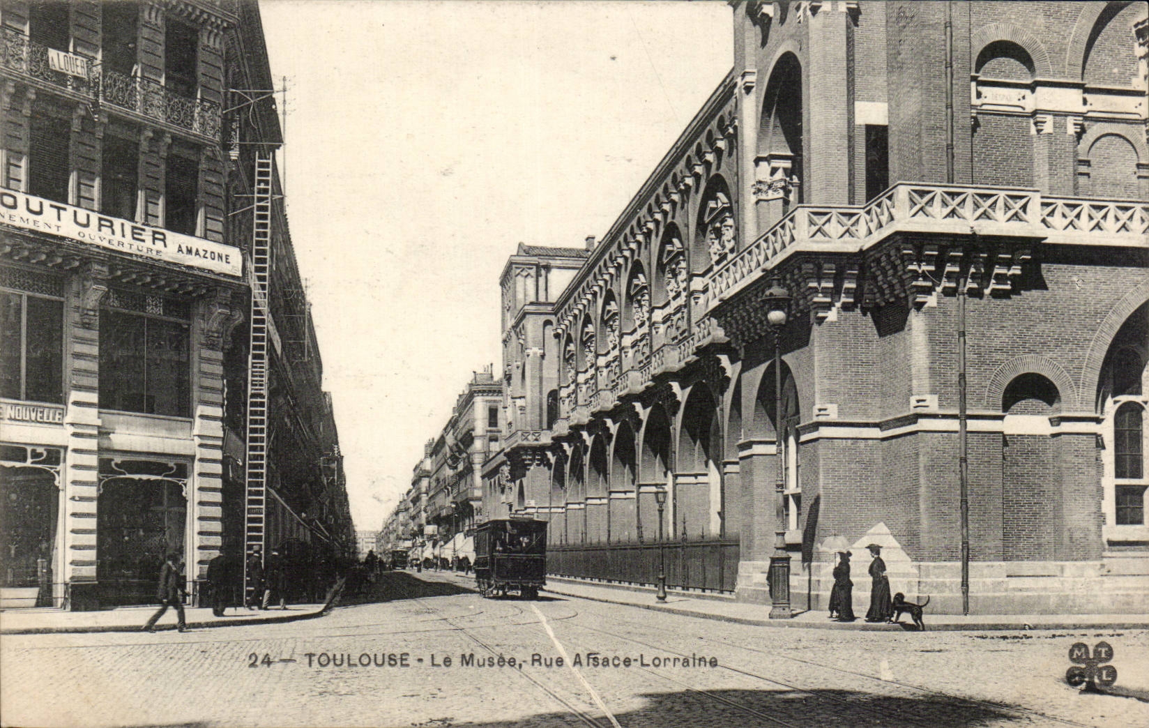 Toulouse - Le Musee - Rue d'Alsace Lorraine - CPA 