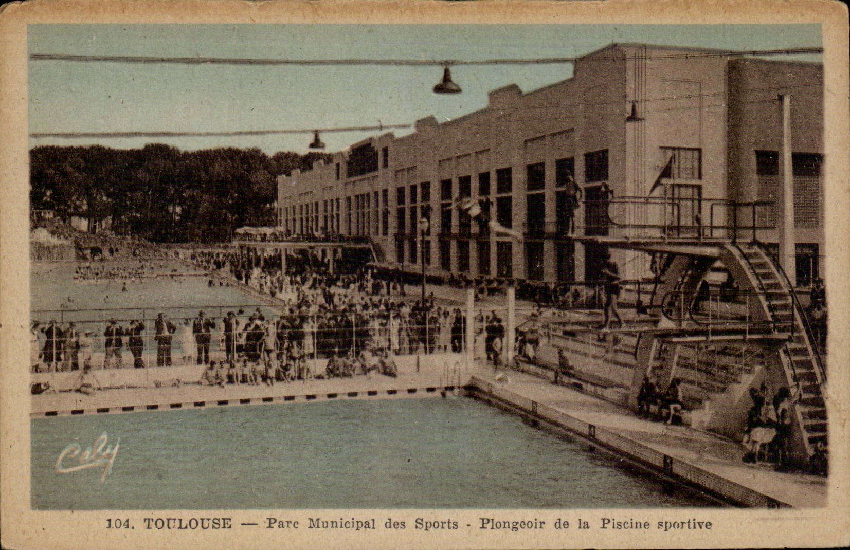 Toulouse - La Piscine Municipale - Swimming Pool - CPA 