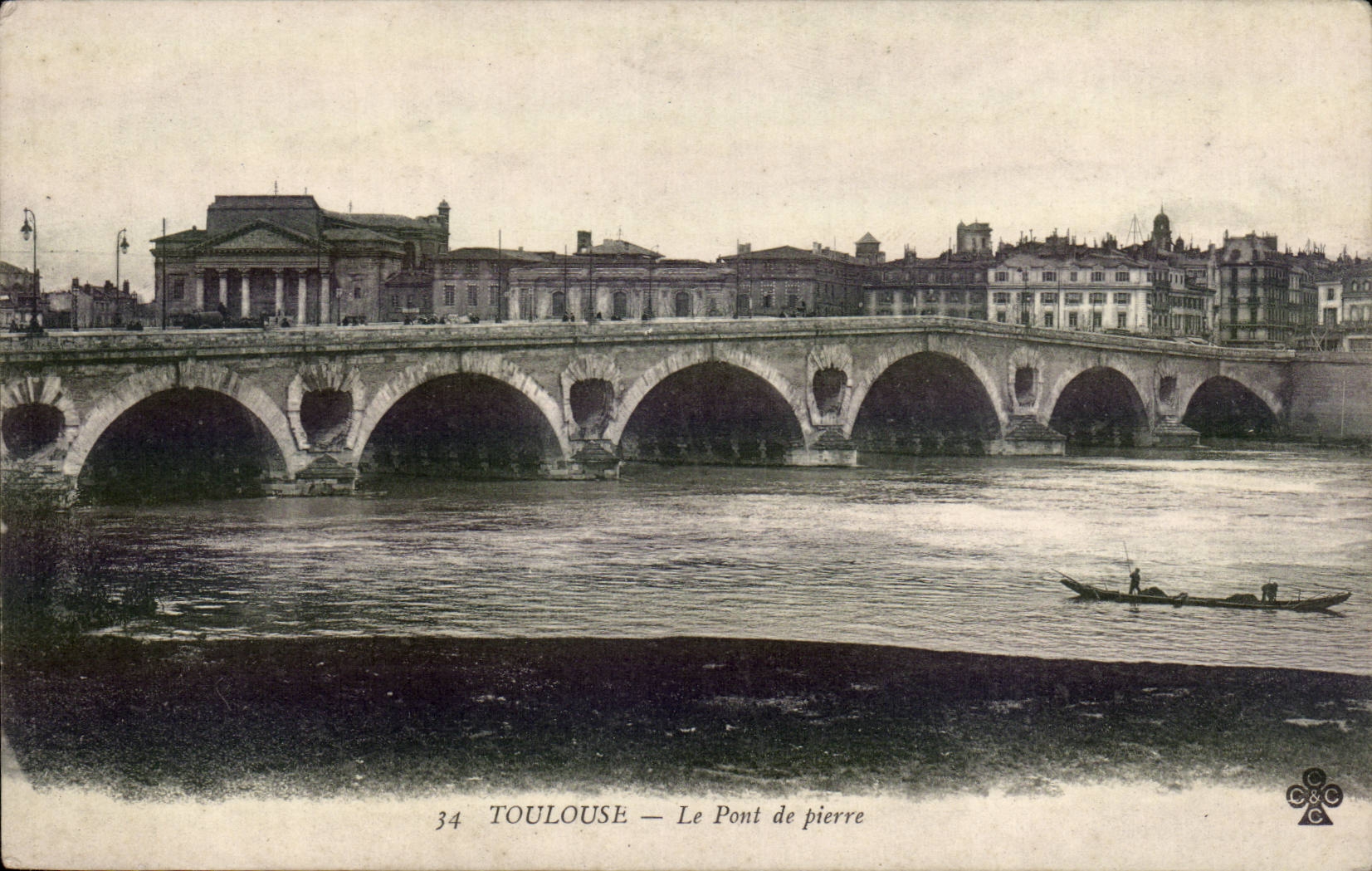 Toulouse - Le Pont de Pierre - CPA 