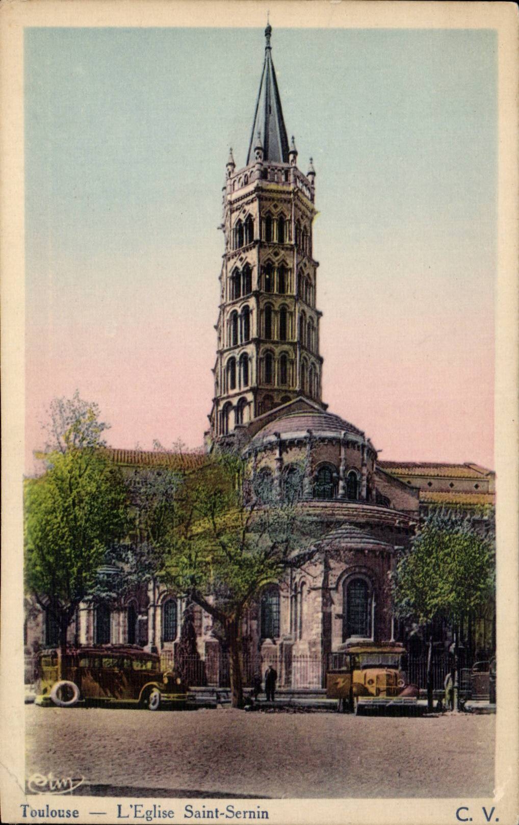 Toulouse - L'Eglise Saint Sernin - CPA 