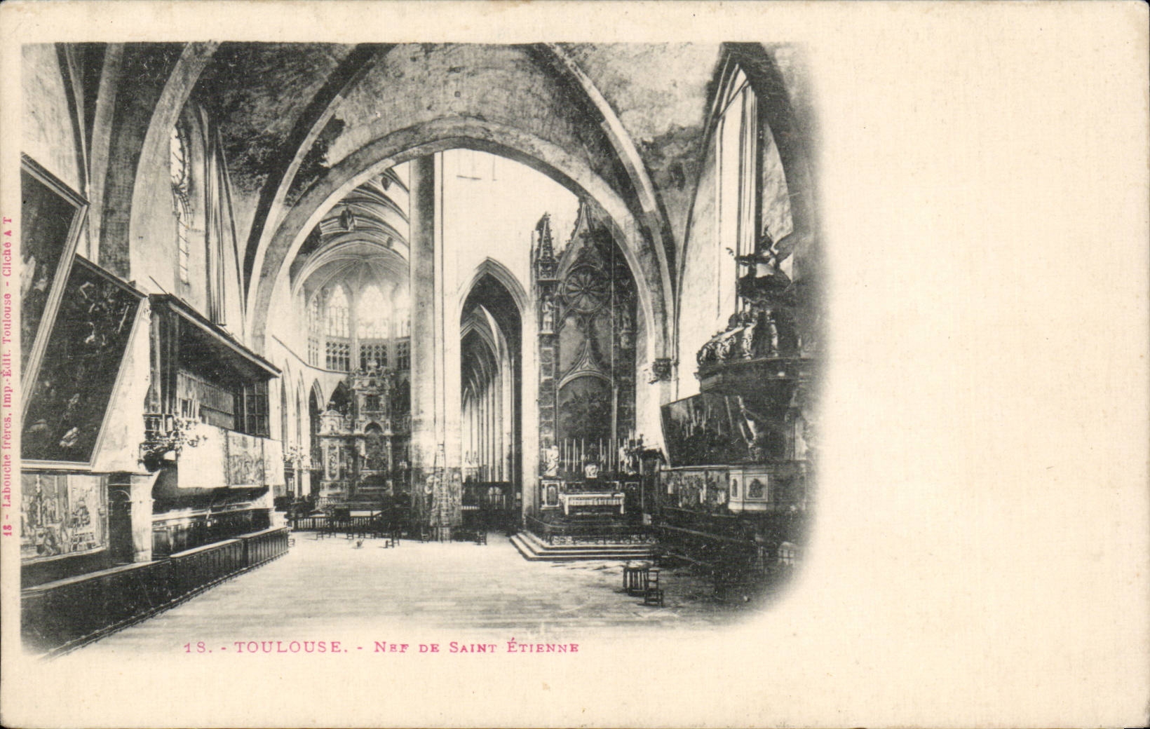 Toulouse - Nef de Saint Etienne - CPA 