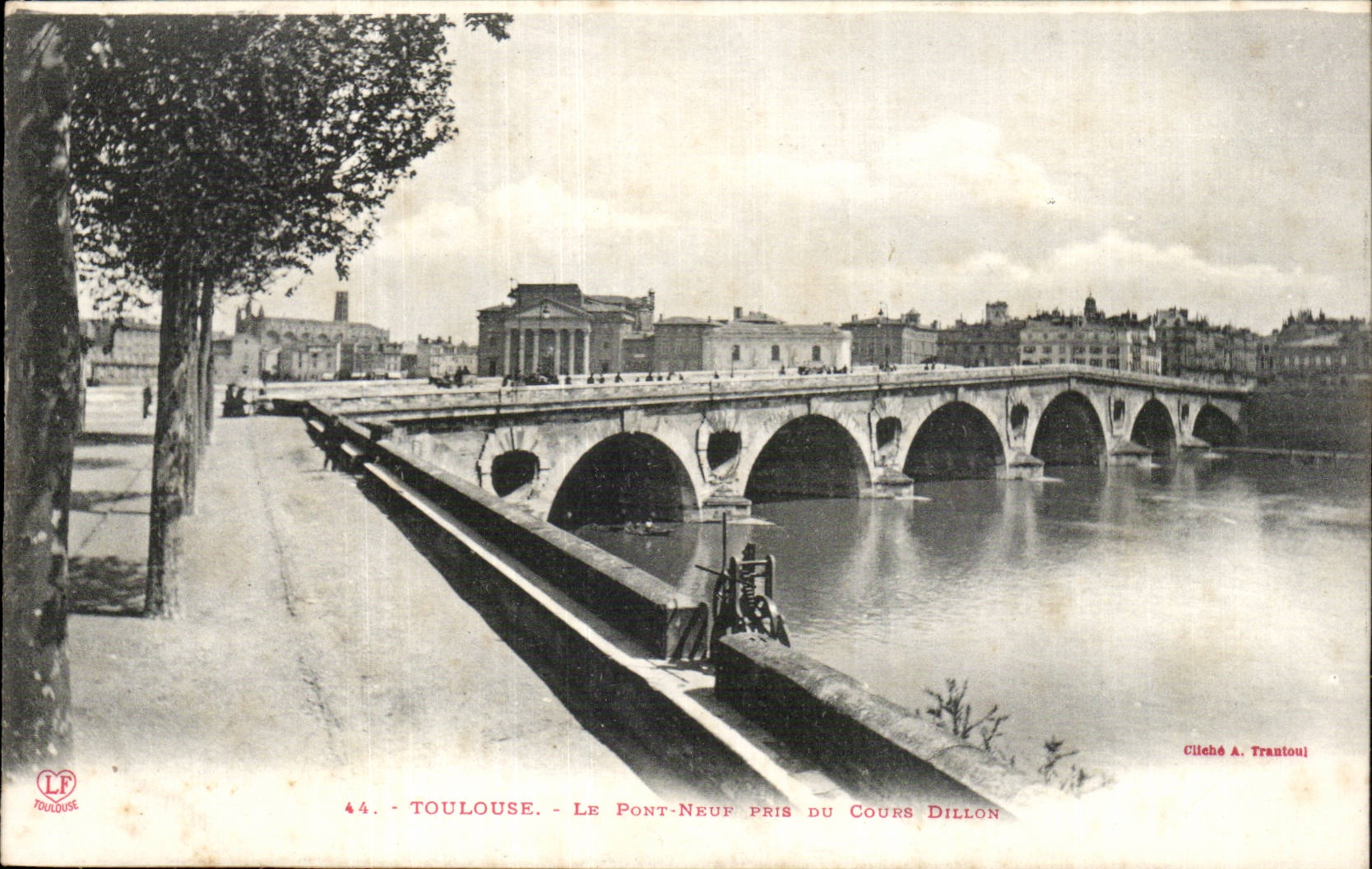 Toulouse - Le Pont Neuf pris du Cours Dillon - CPA 