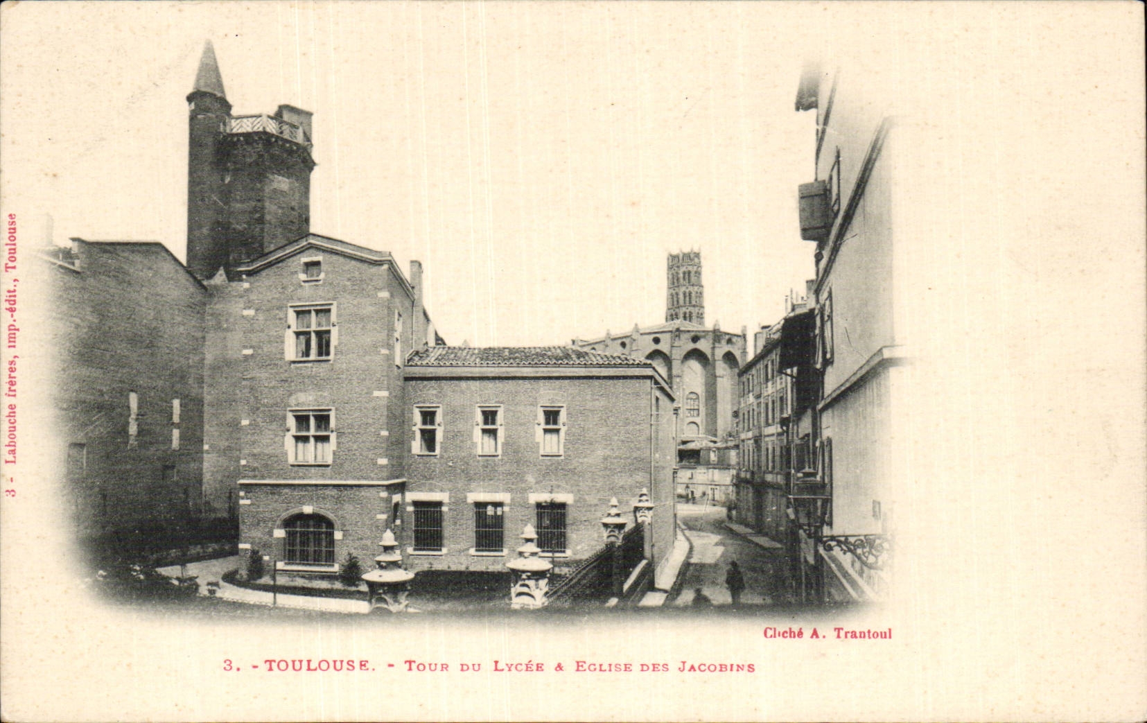 Toulouse - Tour du Lycee - Eglise des Jacobins - CPA 