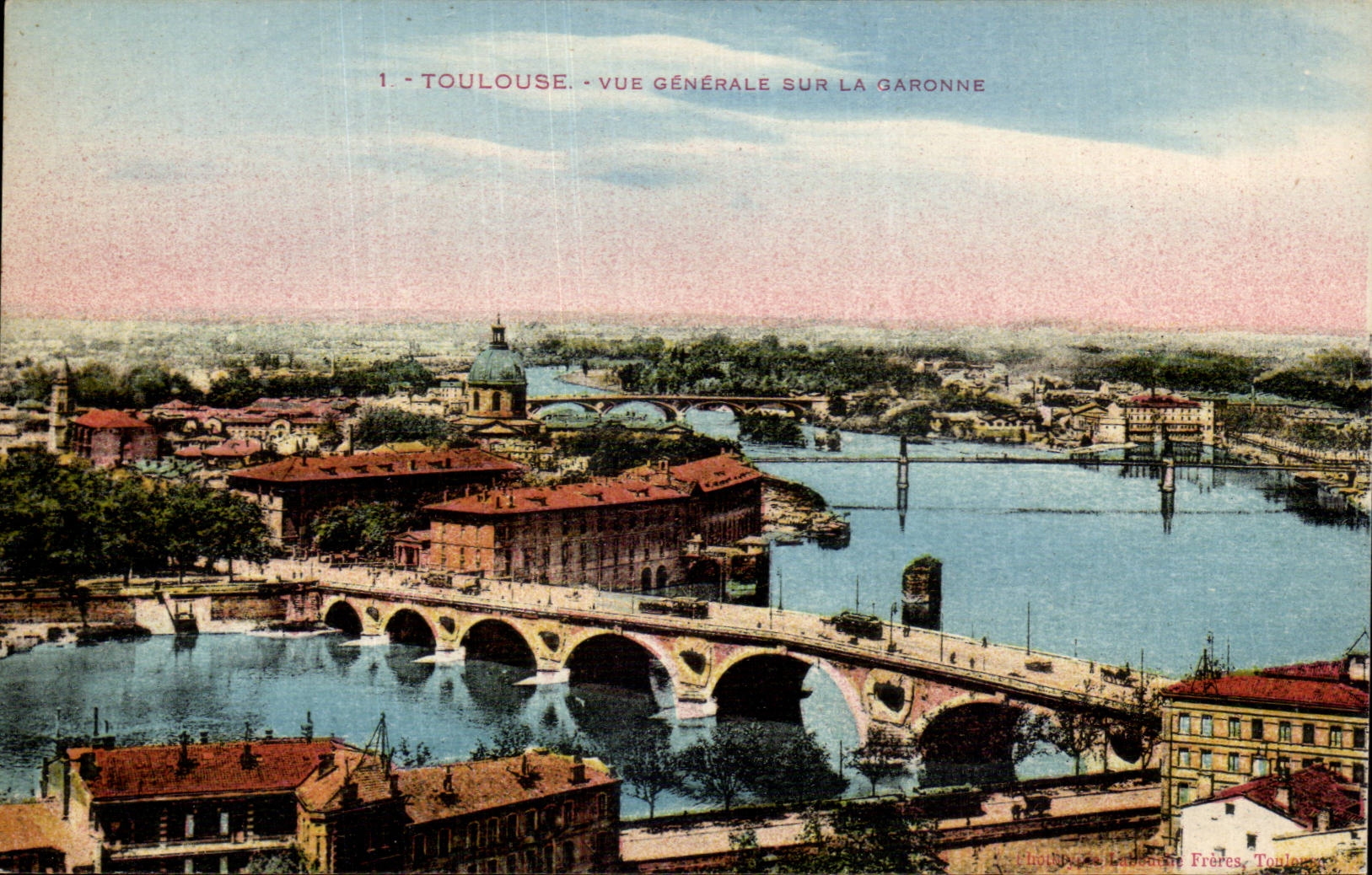 Toulouse - Vue Generale sur la Garonne - CPA 