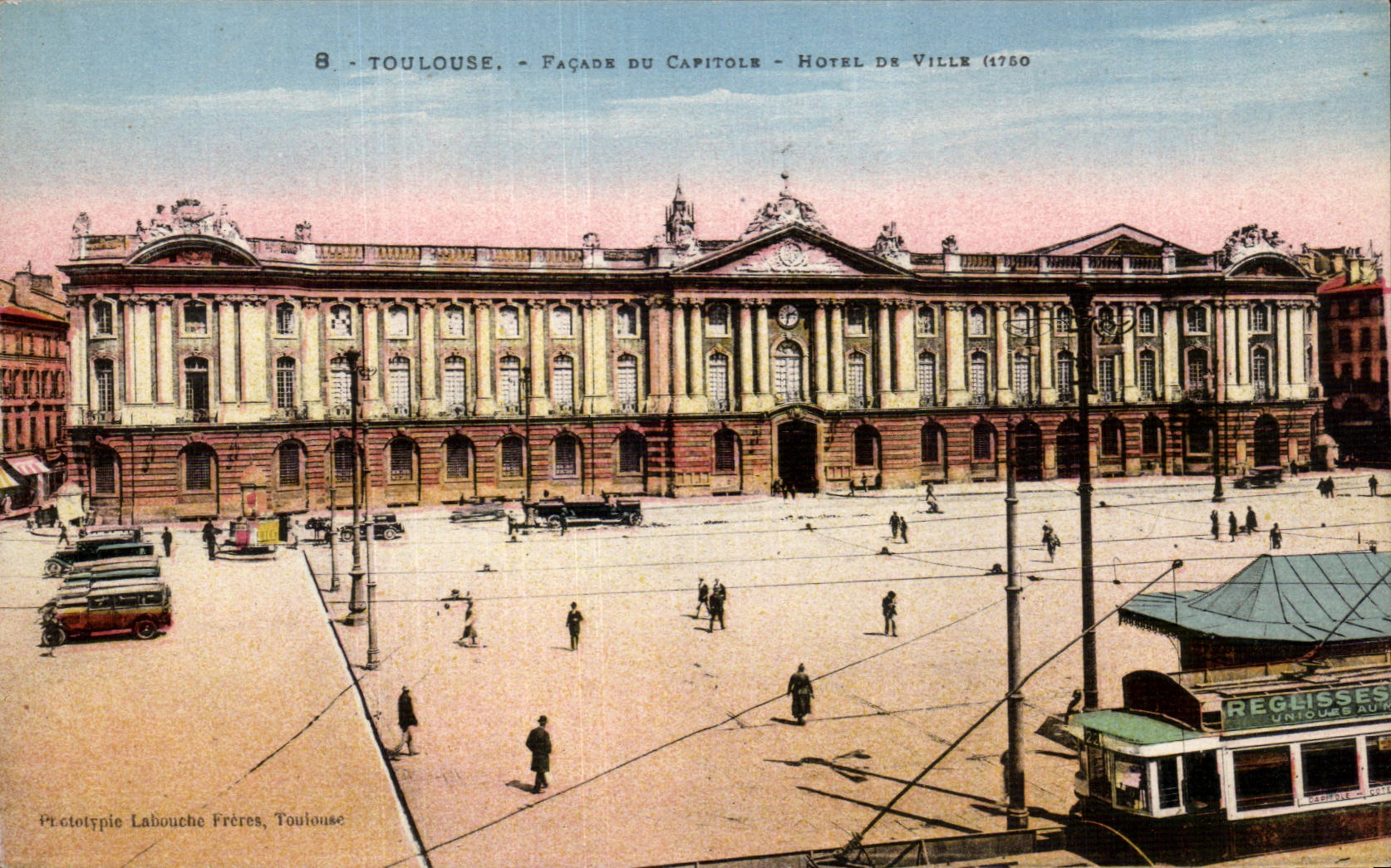 Toulouse - Facade du Capitole - Hotel de Ville - CPA 