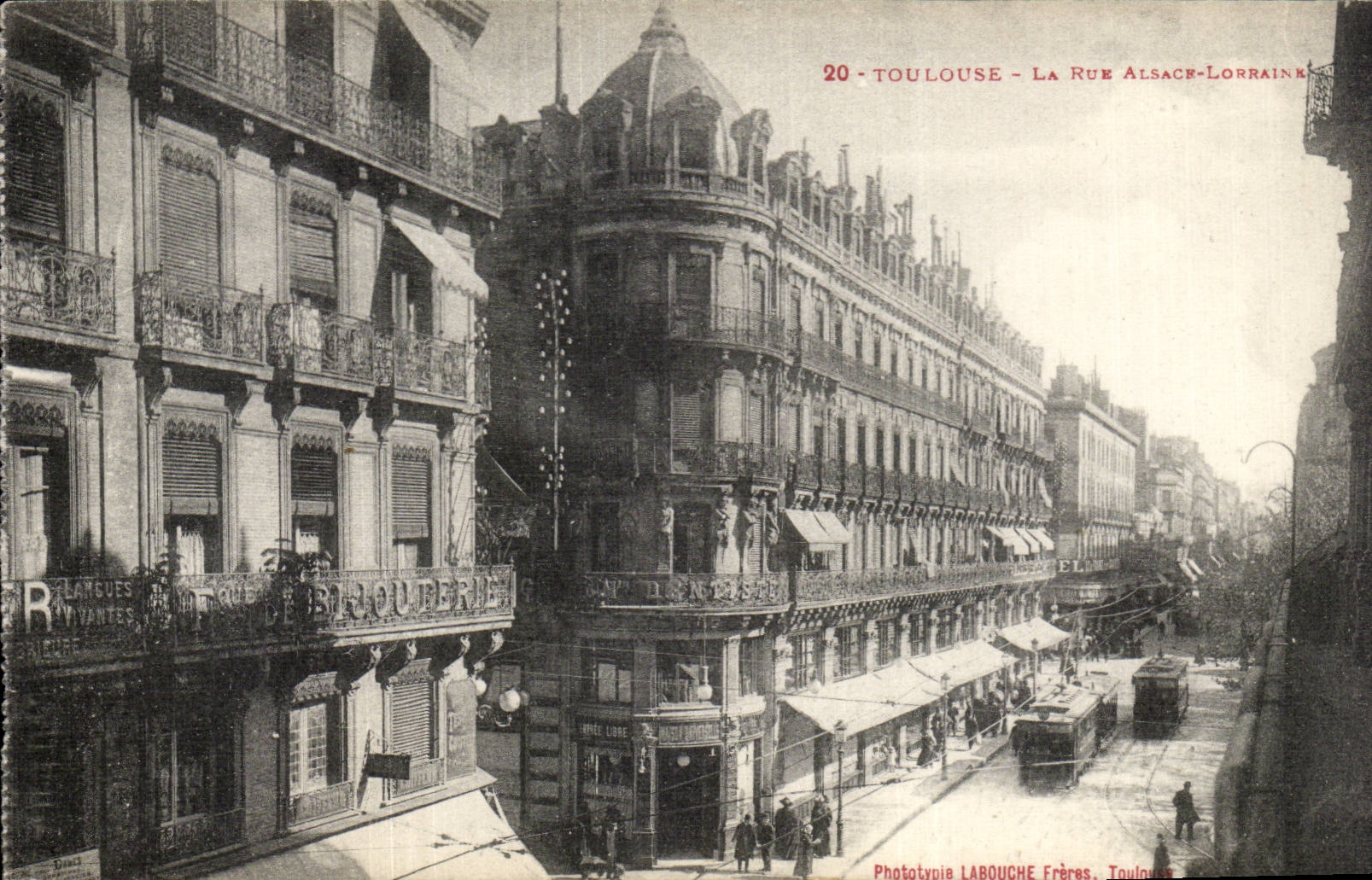 Toulouse - La Rue Alsace Lorraine - CPA 