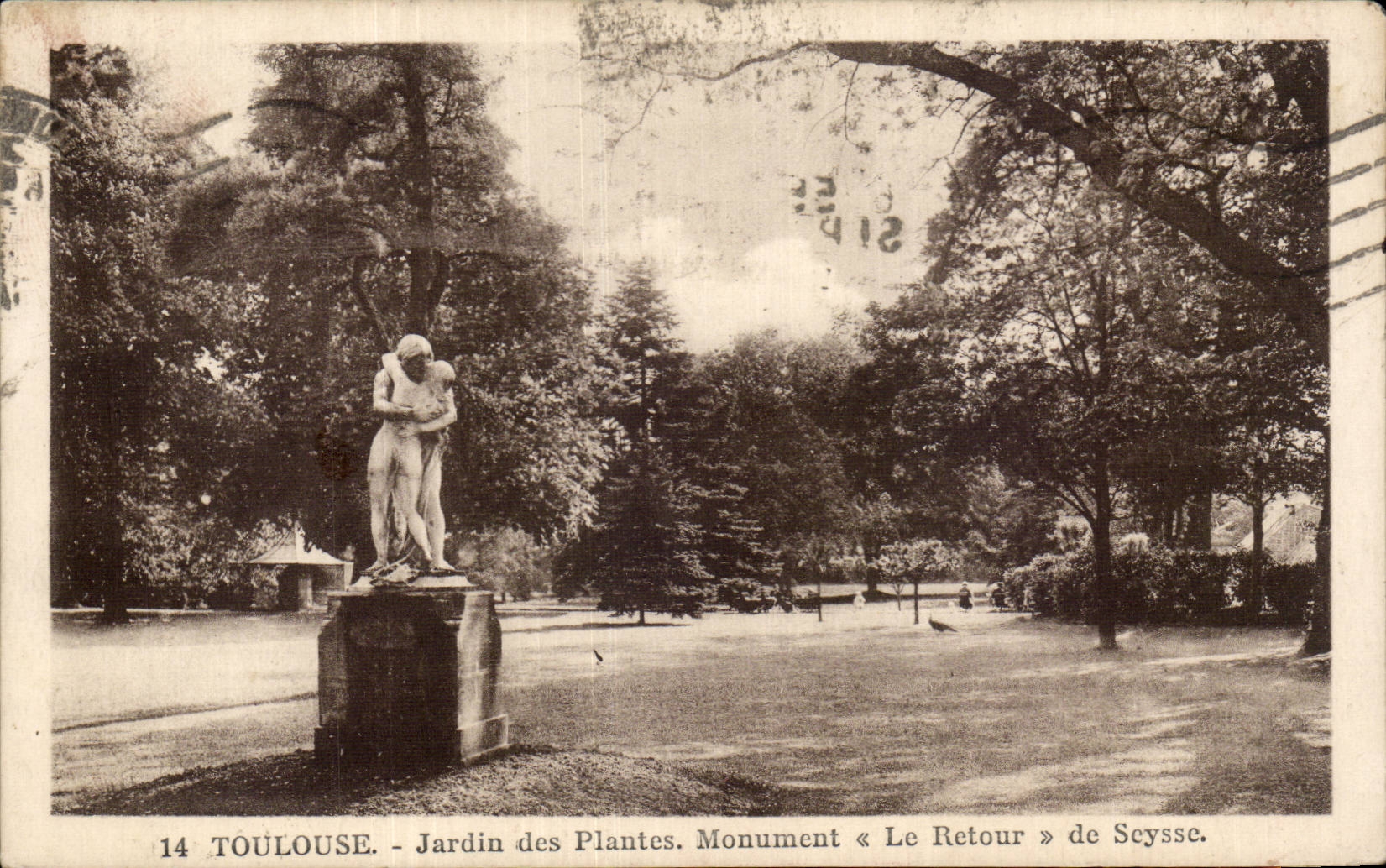 Toulouse - Jardin des Plantes - Monument Le Retour - CPA 