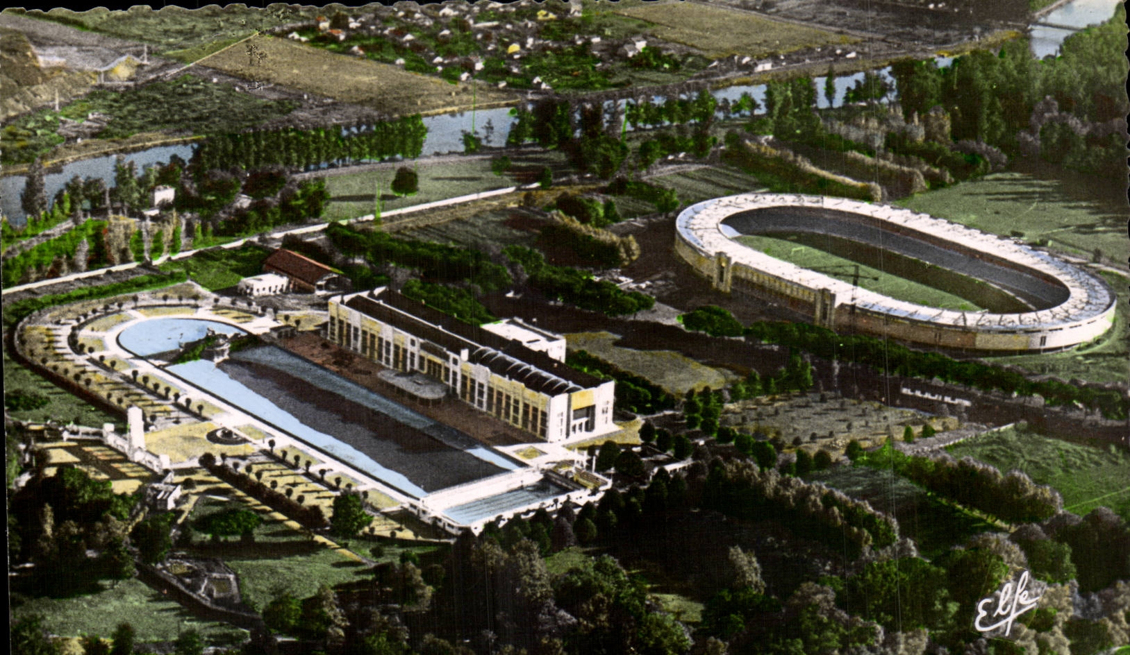 CPA Toulouse Grande piscine municipale et stadium