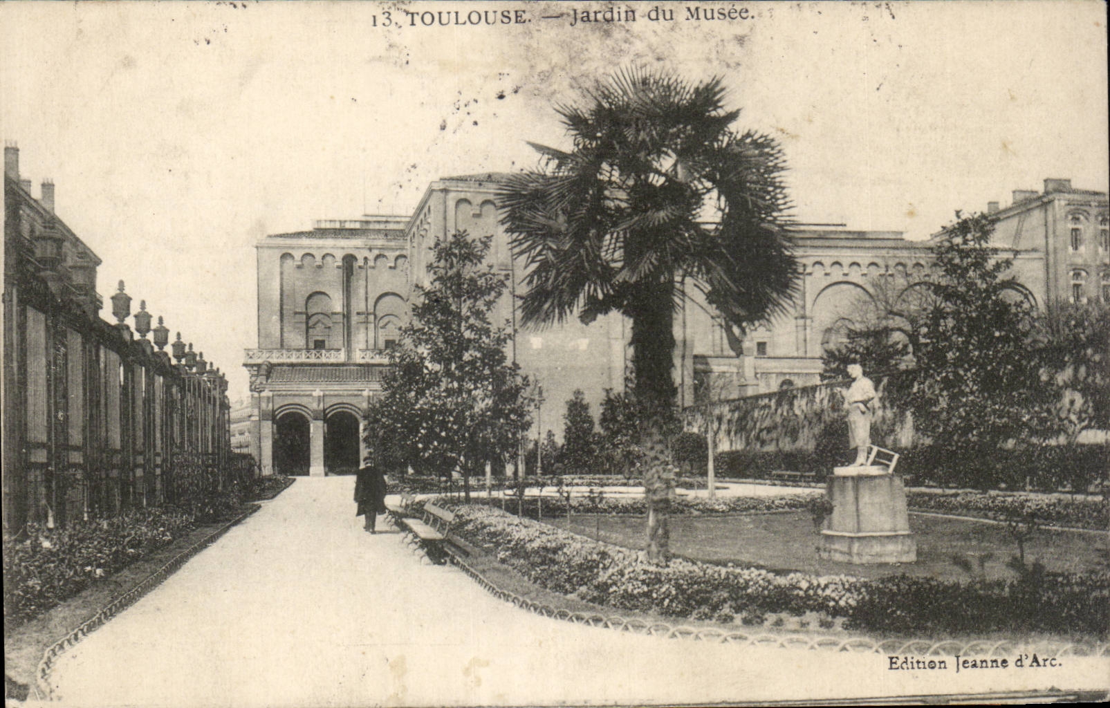 CPA Toulouse Jardin du musee