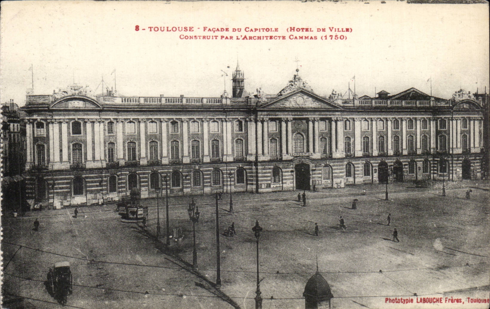 CPA Toulouse Place du Capitole Hotel de ville Cammas