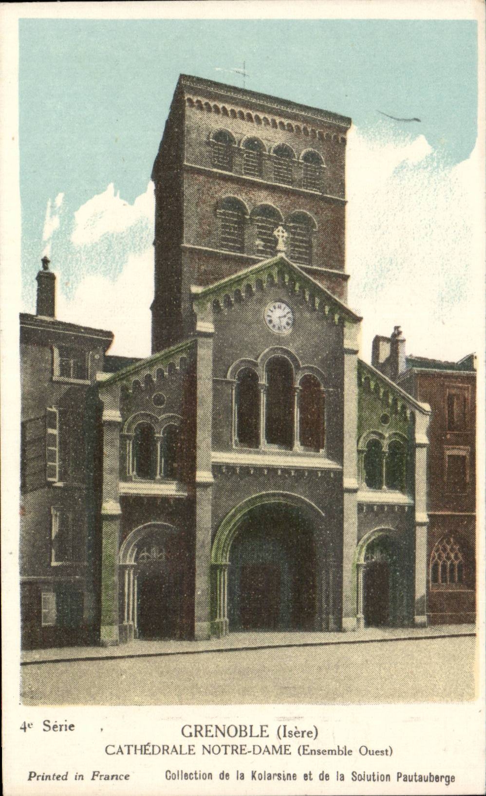 CPA Grenoble Notre Dame Cathedral
