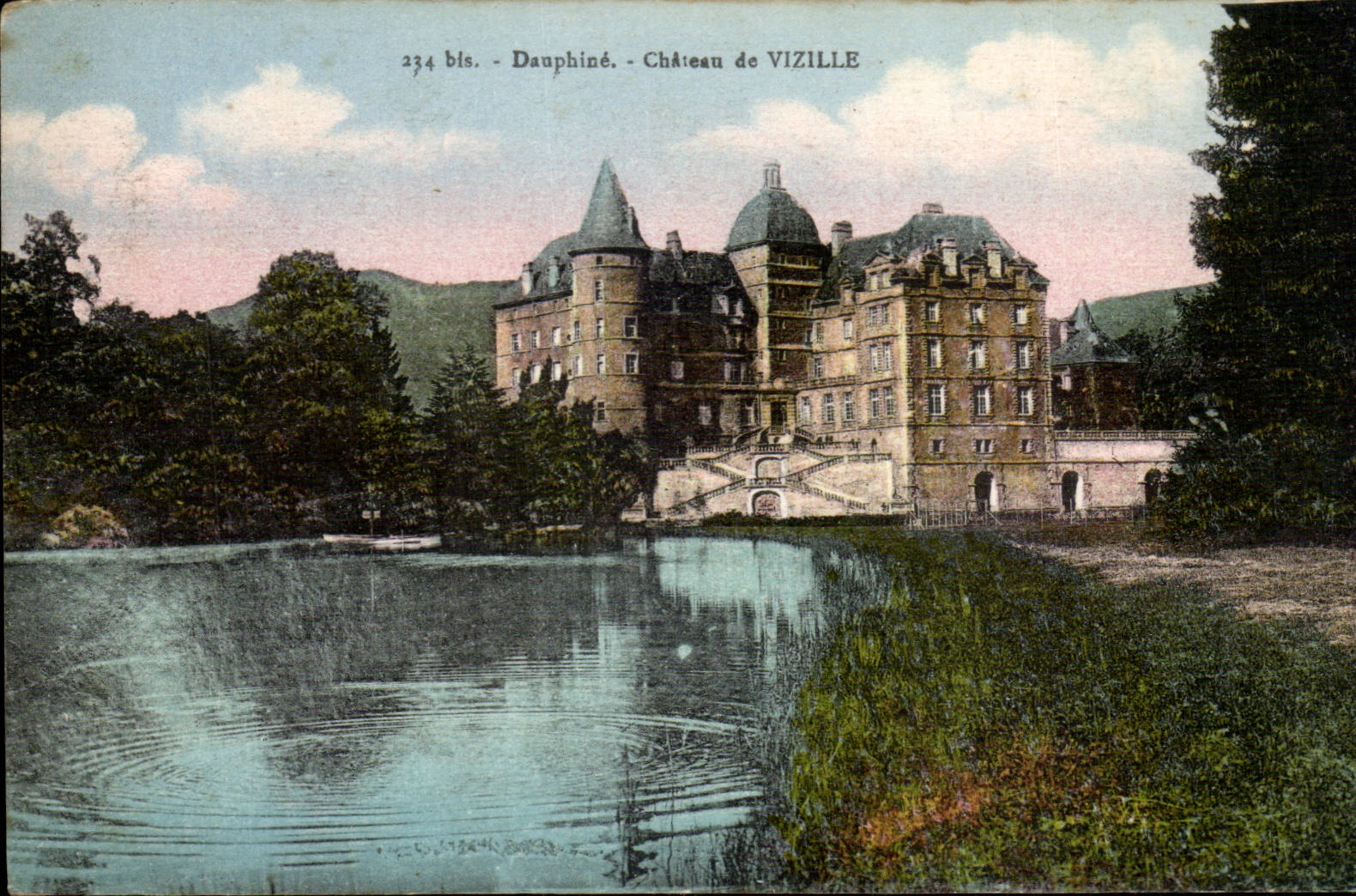 CPA Vizille Le castle