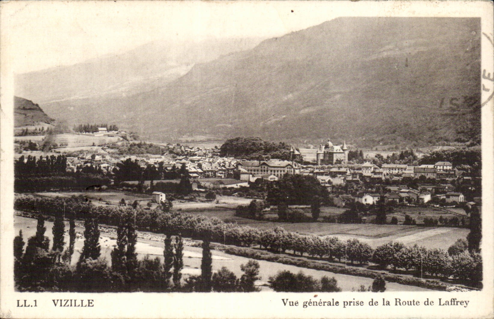 CPA Vizille View taken of the road of Laffrey