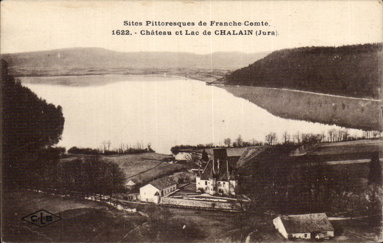 Chalain - Castle and the Lake - CPA