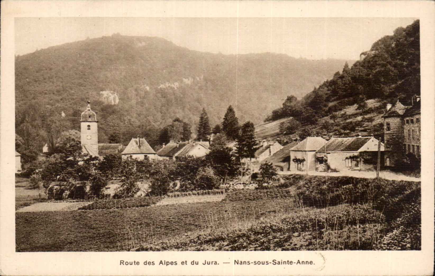 Route des Alpes - Nans Under Sainte Anne - CPA