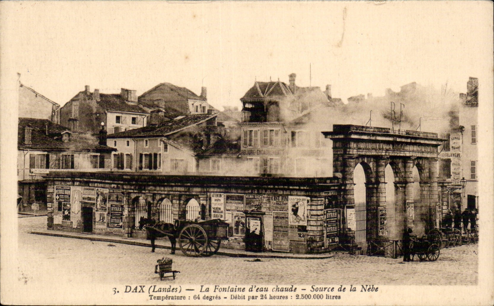Dax - La Fontaine d'eau chaude - CPA 