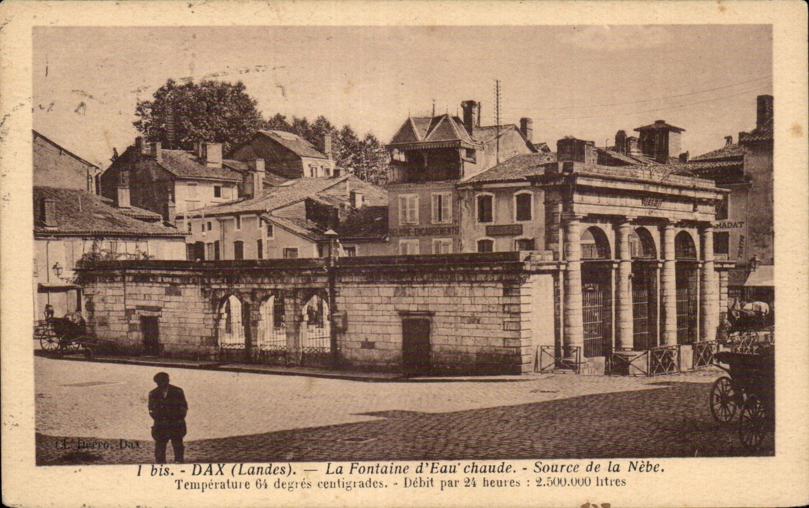 Dax - La Fontaine d'Eau Chaude - Source de la Nebe - CPA 