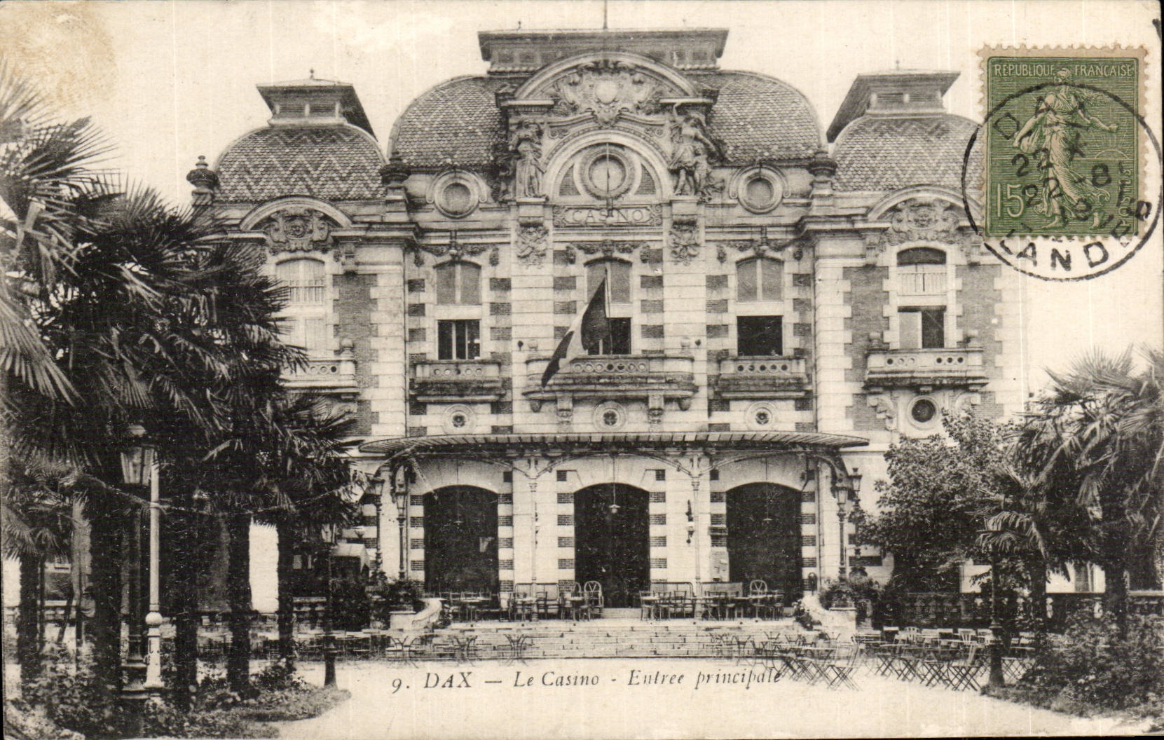 Dax - Le Casino - CPA 